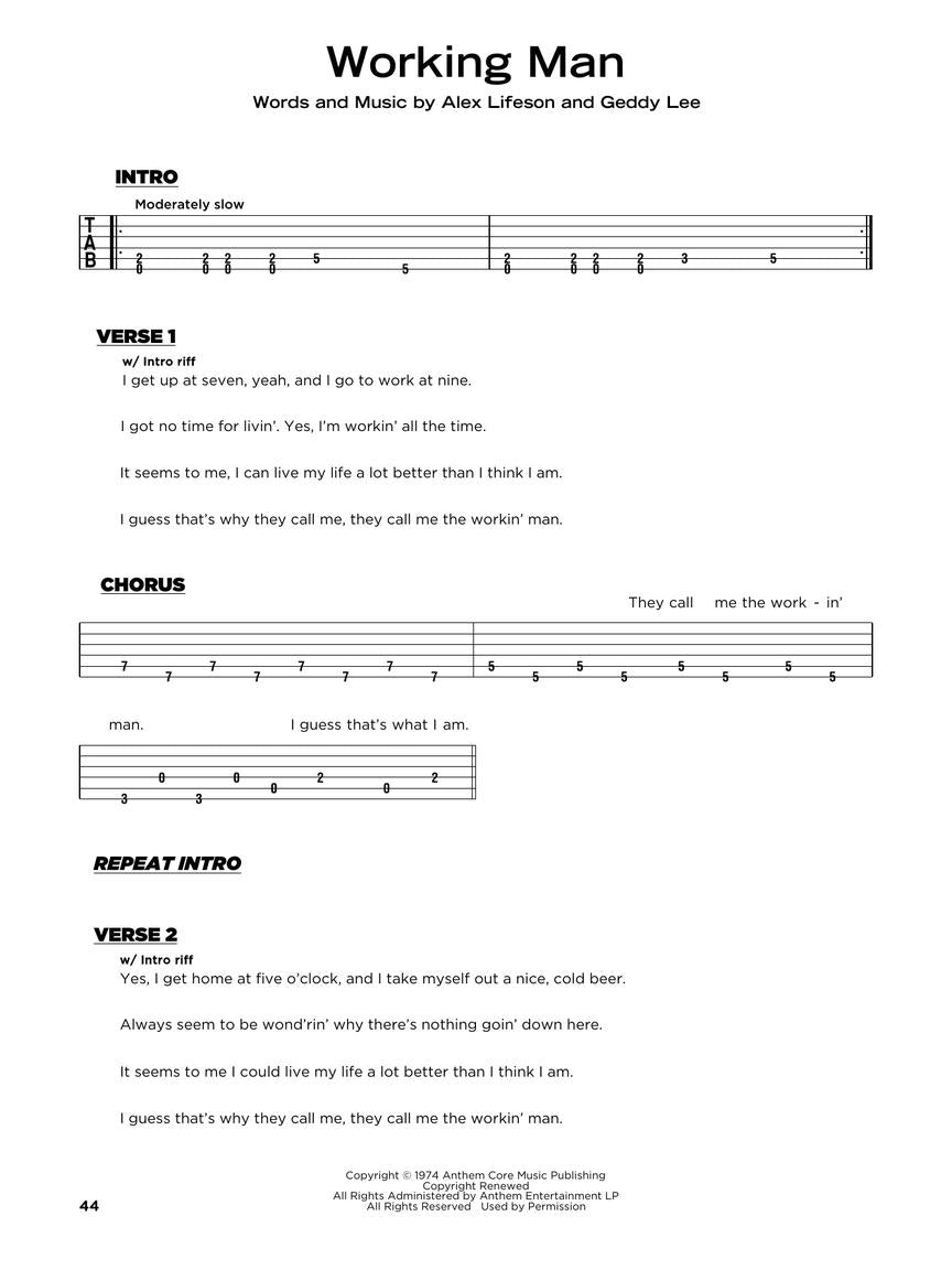 Really Easy Guitar - Hard Rock Book