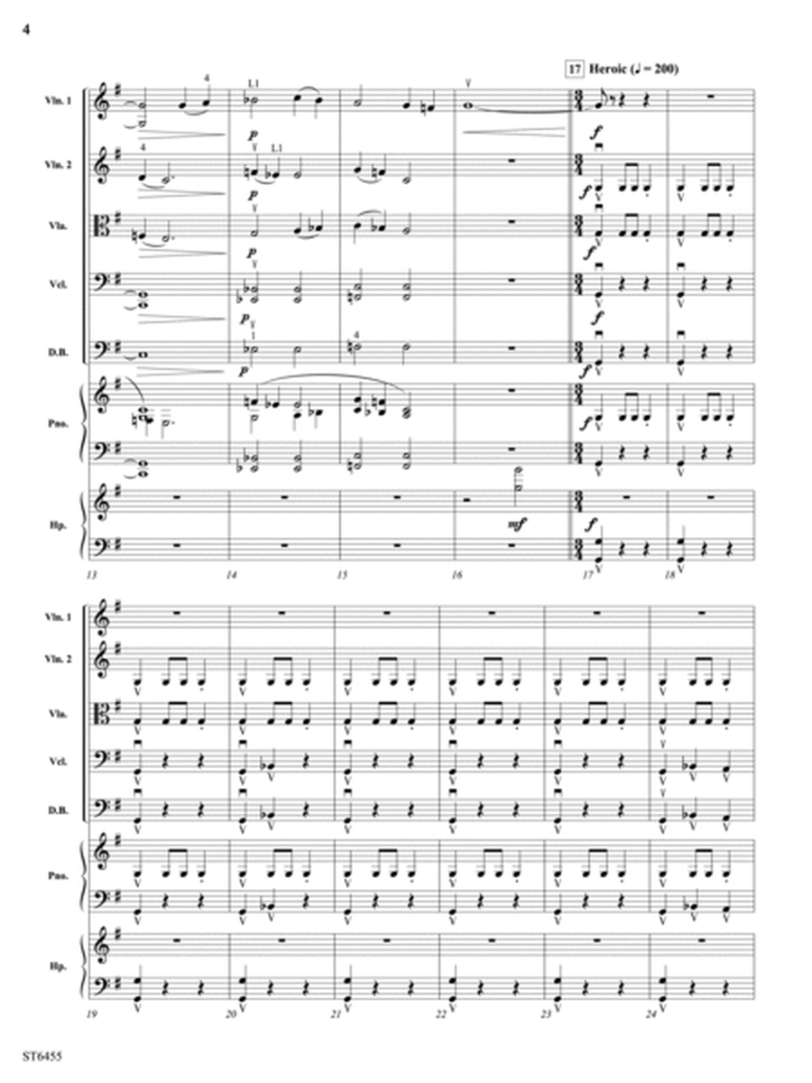 Rise Of The Olympians - String Orchestra Level 2.5 Score/Parts