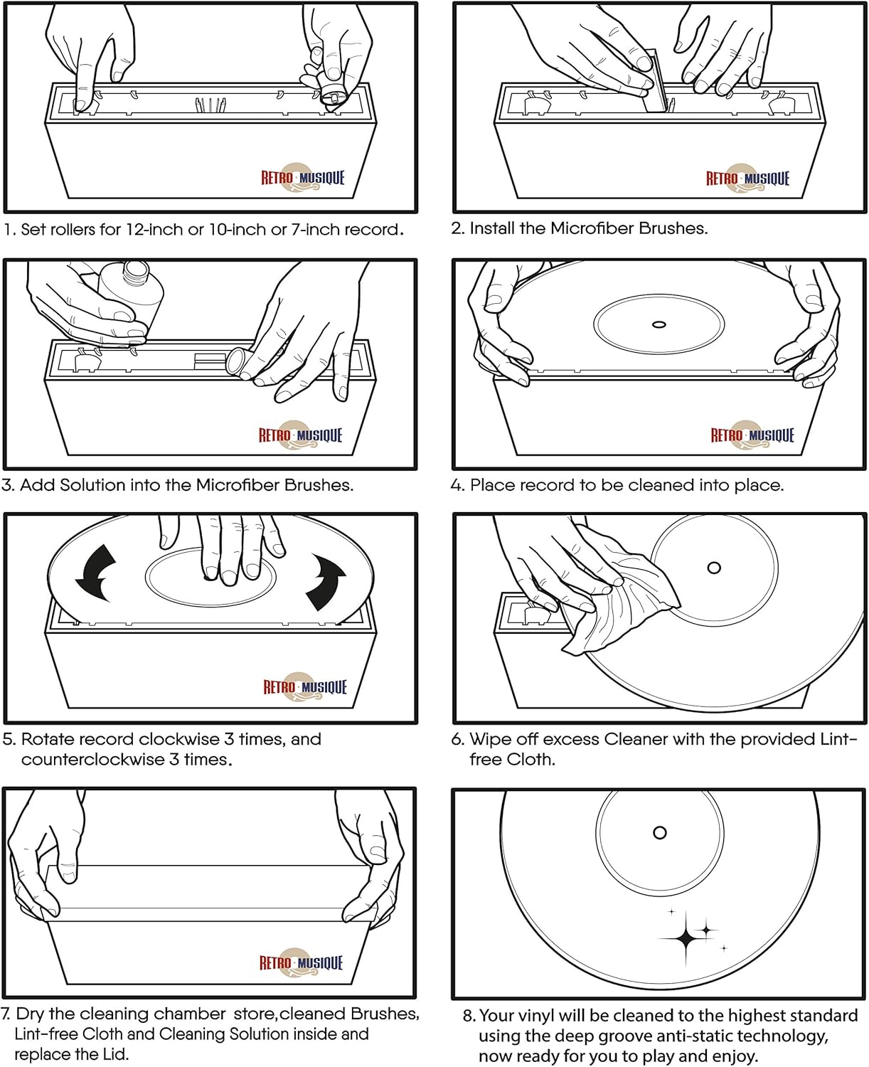 Vinyl Record Cleaning System