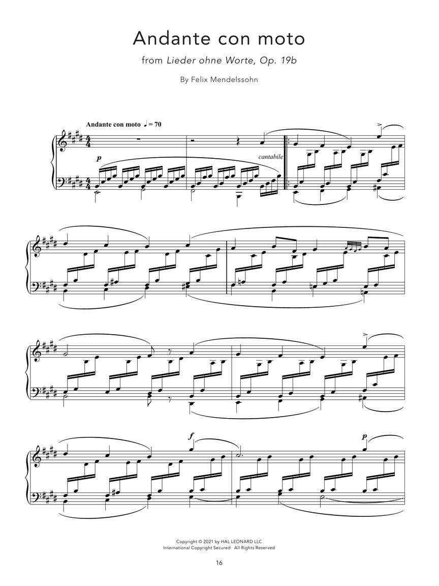 Peaceful Classical Piano Solos Book