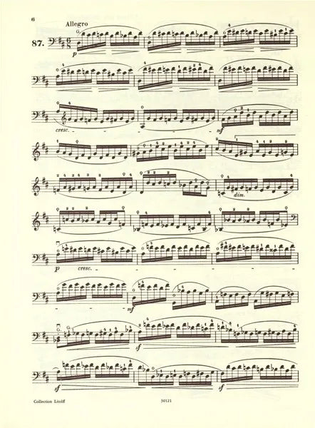 Dotzauer - 113 Exercises Volume 4 Nos 86-113 For Cello Book