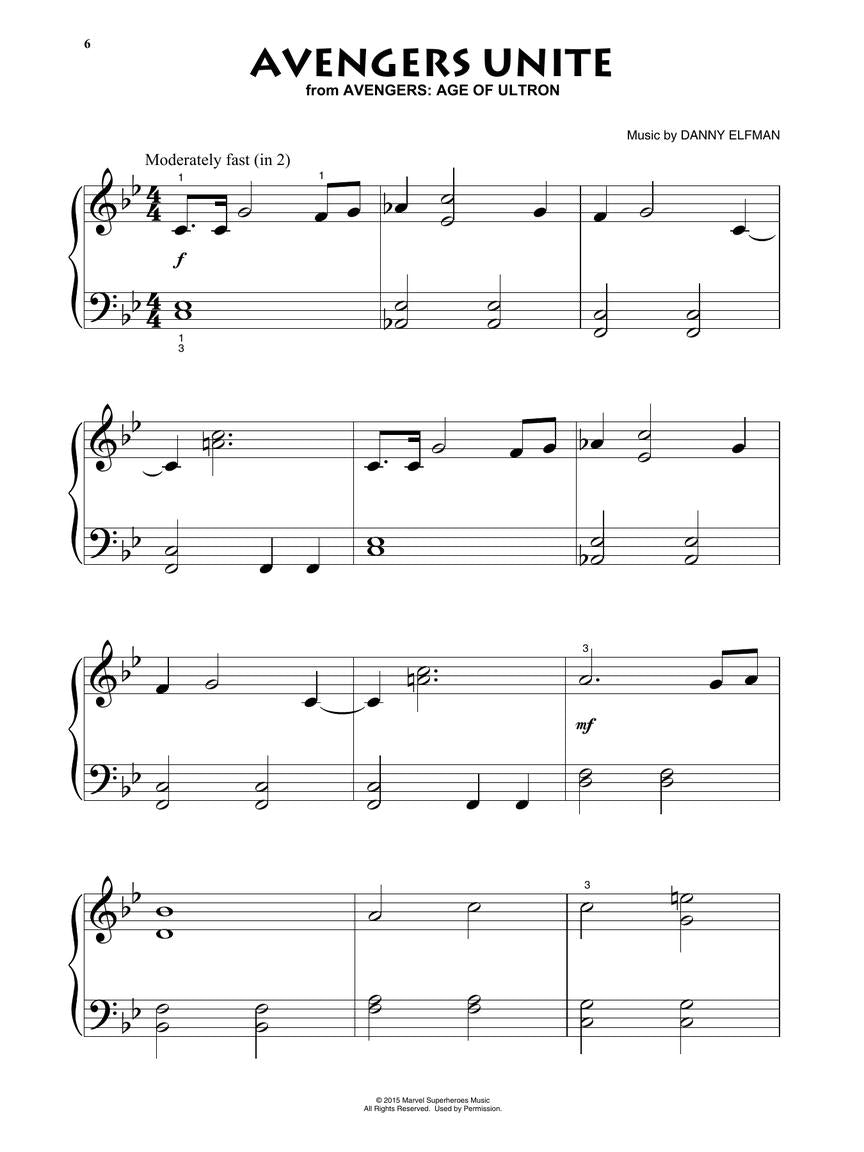 Superhero Themes - Beginning Piano Solo Book