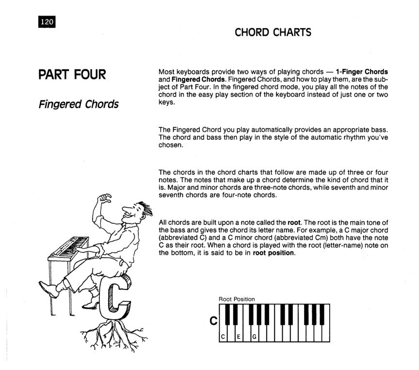 Instant Electronic Keyboard Instruction Book