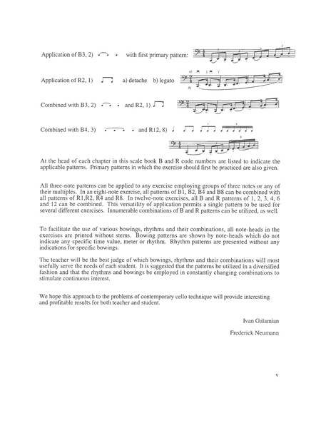 The Galamian Scale System For Cello - Volume 1 Book