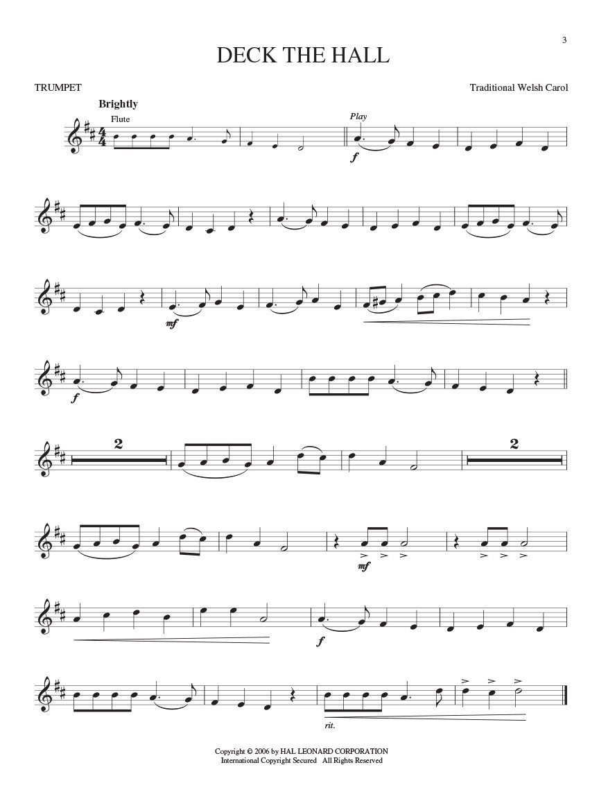 Christmas Carols For Trumpet Book/Ola