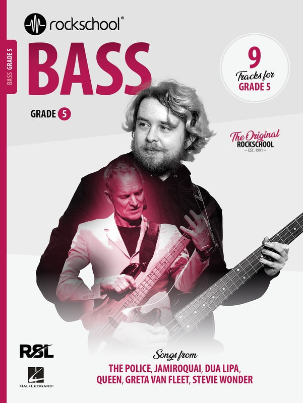 Rockschool Bass 2024+ - Teacher Bundle A (Debut to Grade 8 Books)