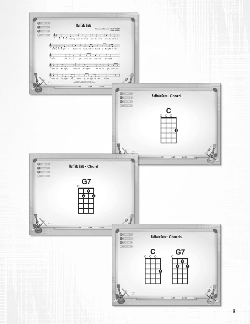 Ukuleles on Board - Play and Sing Songs in the Music Class Book