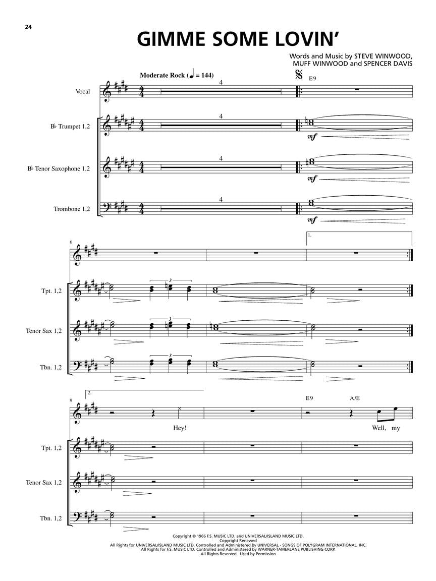 R & B Horn Section Transcribed Scores