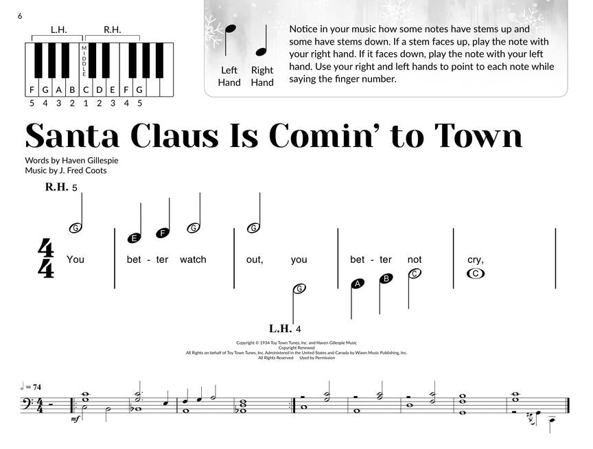 Christmas Songs for the Very Beginner Book/Ola