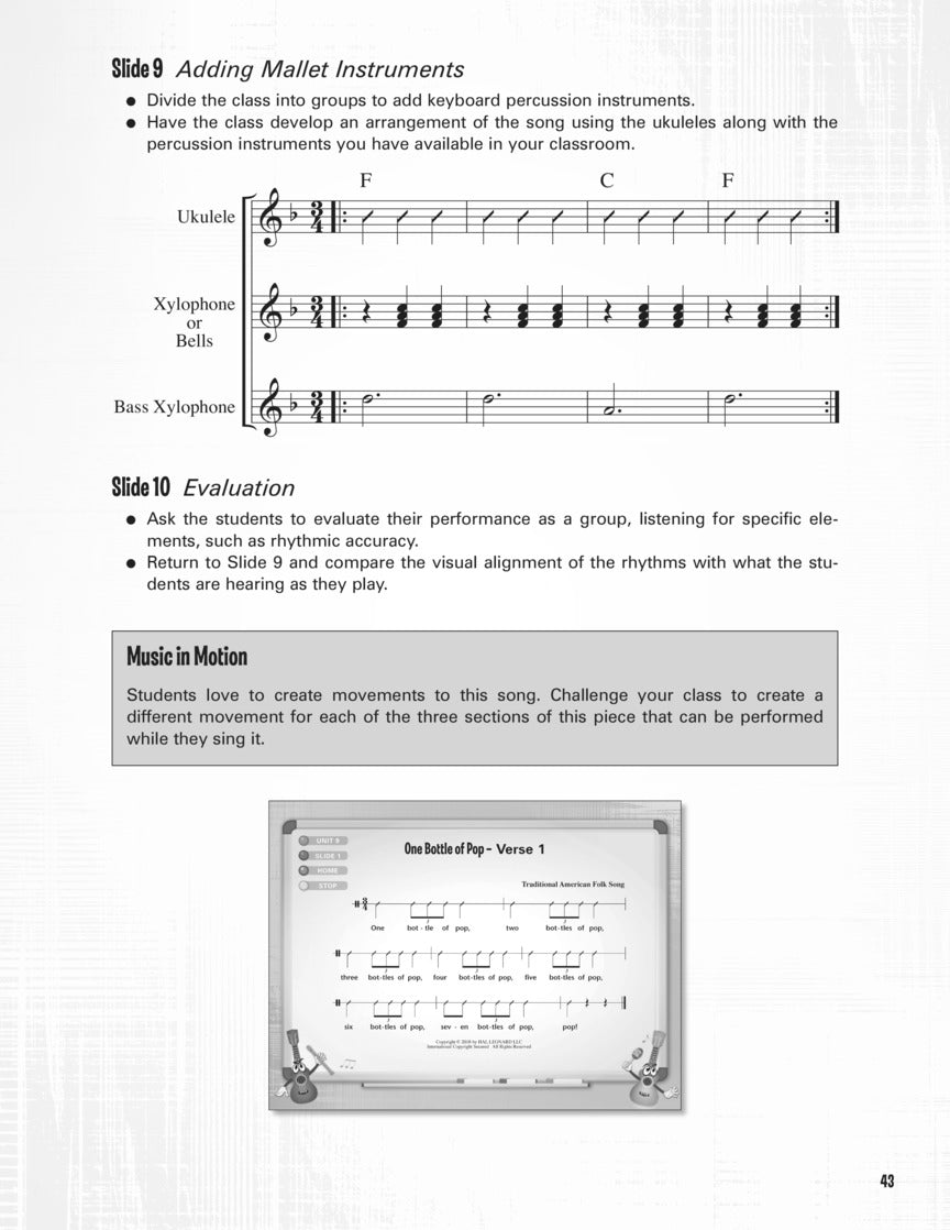 Ukuleles on Board - Play and Sing Songs in the Music Class Book