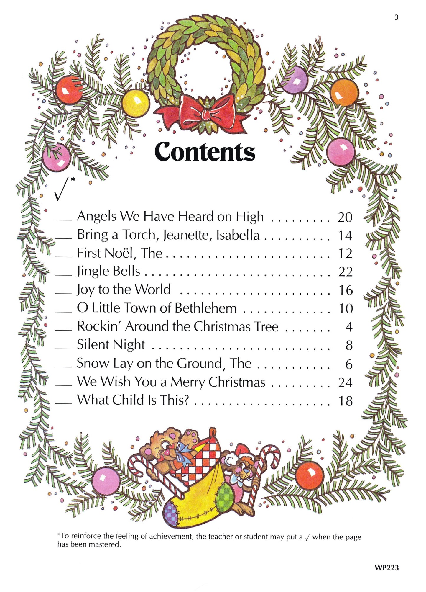 Popular Christmas Songs - Level 3 Book