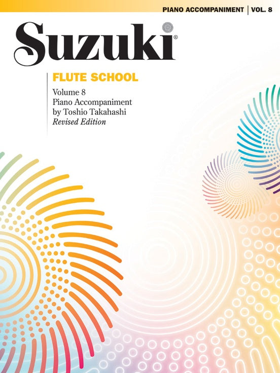 Suzuki Flute School - Volume 8 Piano Accompaniment Book