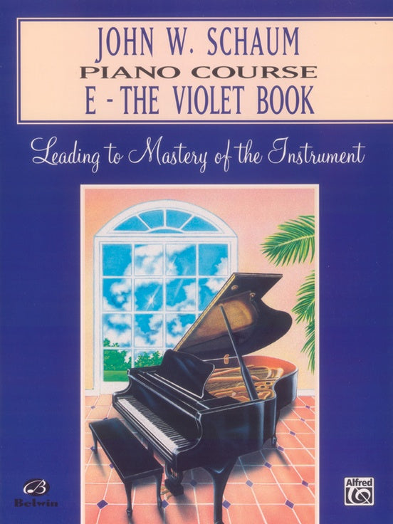 John W. Schaum Piano Course E - The Violet Book