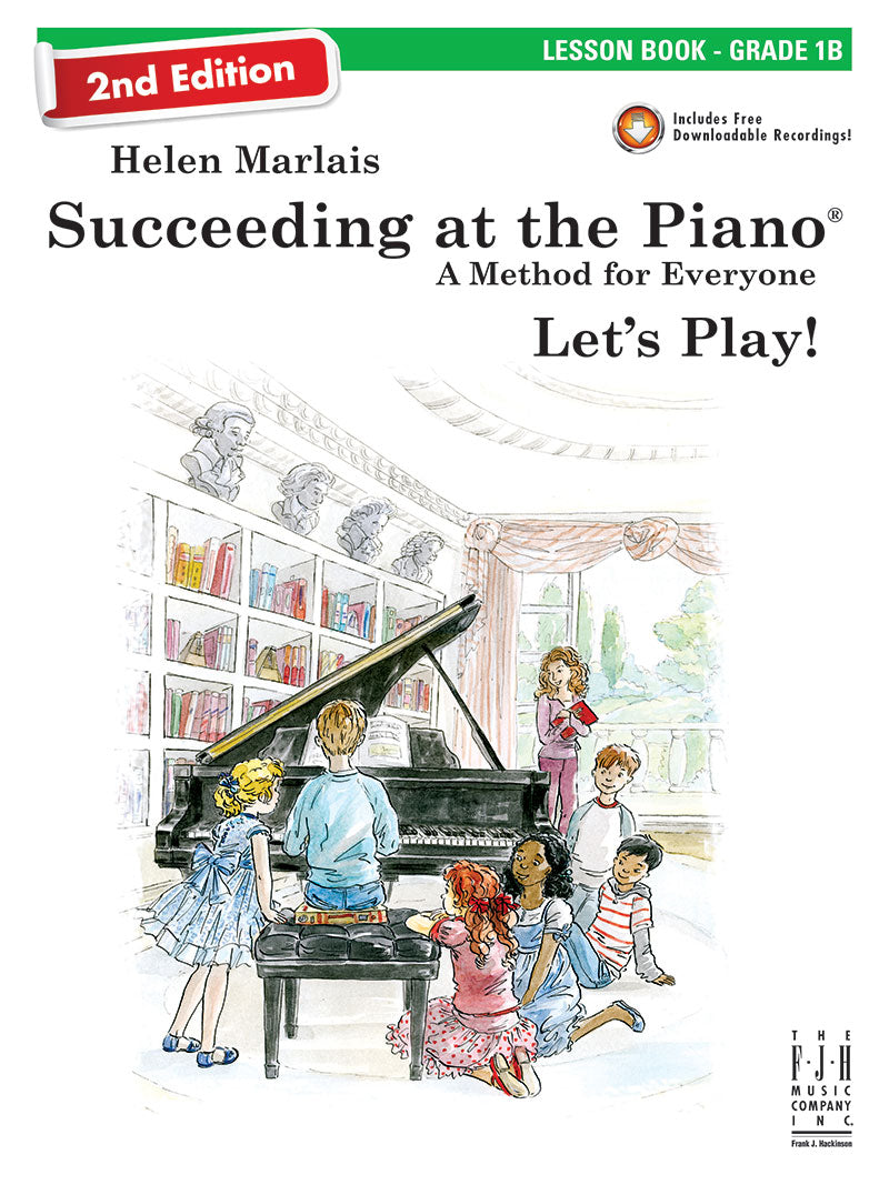 Succeeding At The Piano -  Grade 1B Lesson & Technique Book/Cd (2nd Edition)