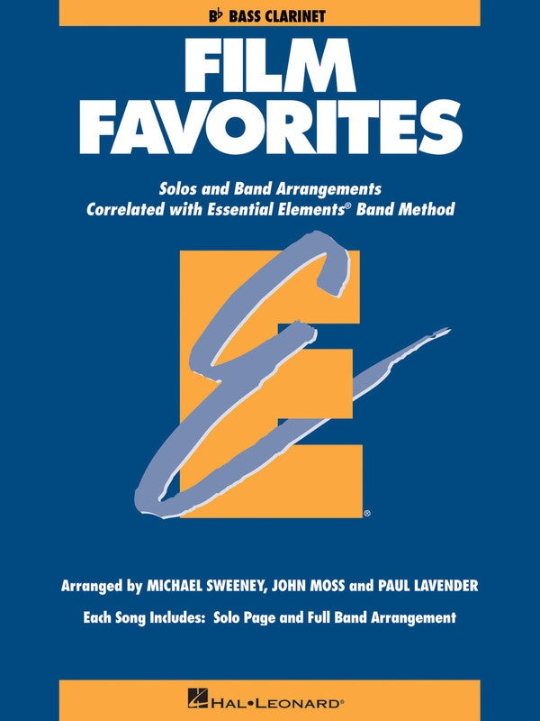 Essential Elements - Film Favorites B Flat Bass Clarinet Book