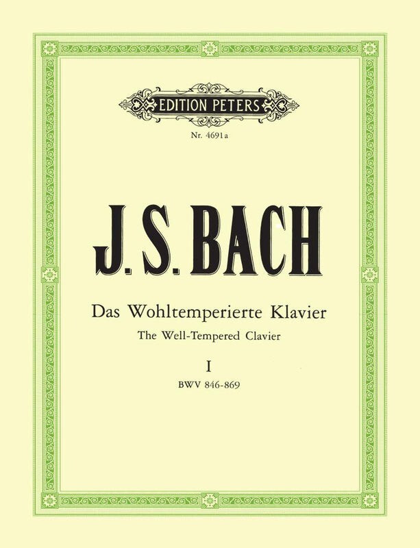 J.S Bach - The Well-Tempered Clavier Volume 1 Urtext Book (48 Preludes And Fugues)