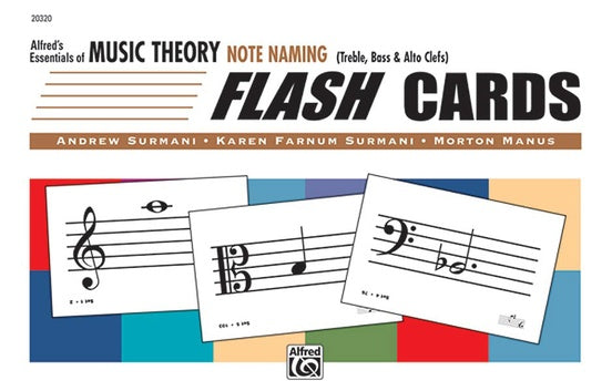 Alfred's Essentials Of Music Theory - Flash Cards (Note Naming)