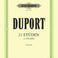 Duport - 21 Studies For Cello Solo Book