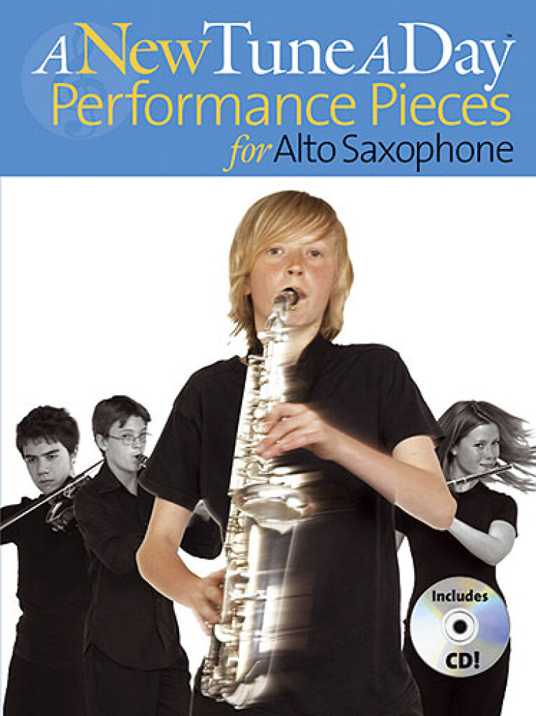 A New Tune A Day- Alto Saxophone Performance Pieces Book/Cd (66 Songs)