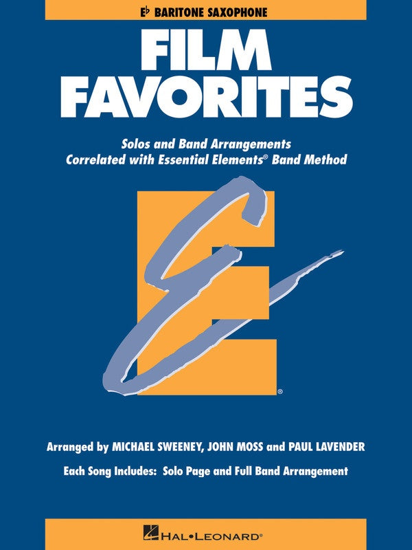 Essential Elements - Film Favorites E Flat Baritone Saxophone Book