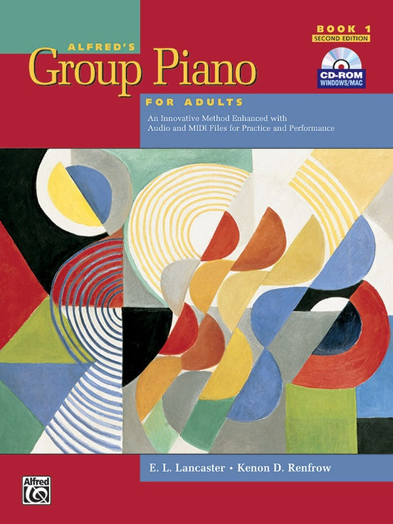 Alfred's Group Piano For Adults Book 1 (Book/Cd-Rom) 2nd Edition