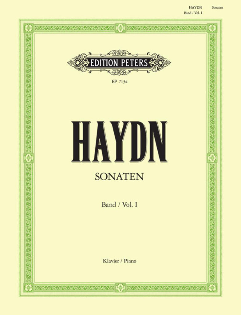 Haydn - Piano Sonatas Volume 1 Book