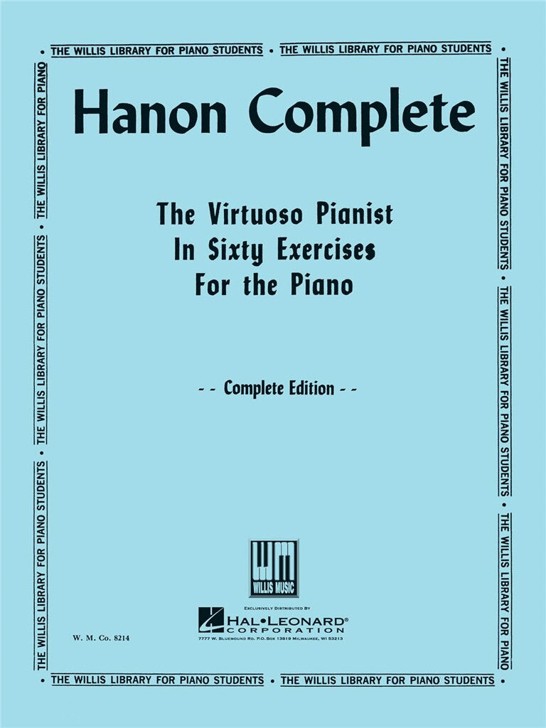 Hanon Complete Book - 60 Exercises For The Piano