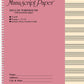 Hal Leonard Deluxe Large Wire-Bound Manuscript Book - 11 Staves (96 pages)