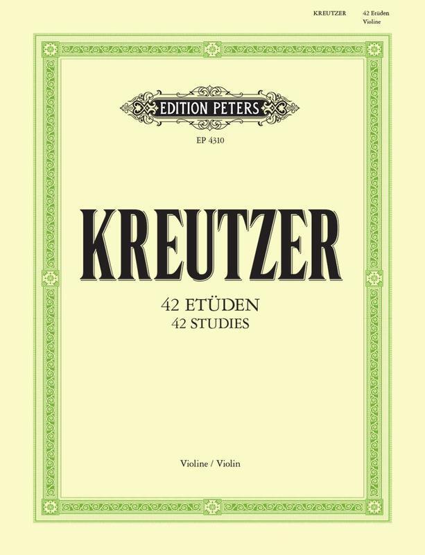 Kreutzer - 42 Etudes (Caprices) for Violin Solo Book