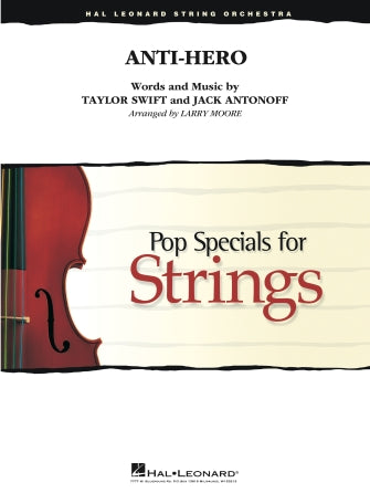 Taylor Swift's Anti-Hero - String Orchestral Score/Parts Book