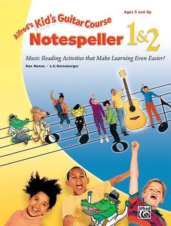 Alfred's Kids Guitar Course - Notespeller 1 & 2 Book