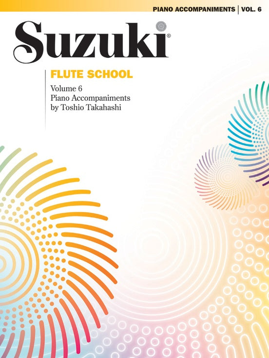 Suzuki Flute School - Volume 6 Piano Accompaniment Book