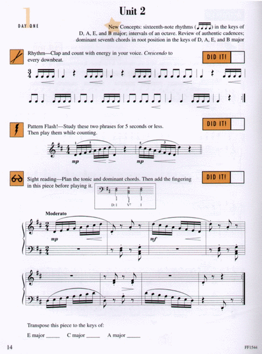 Sight Reading & Rhythm Every Day Book 6