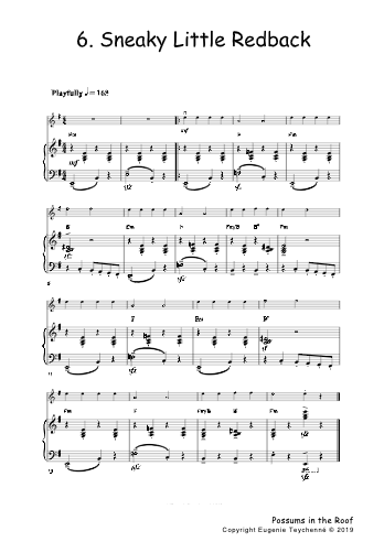 Possums In The Roof - Violin Piano Accompaniment Book