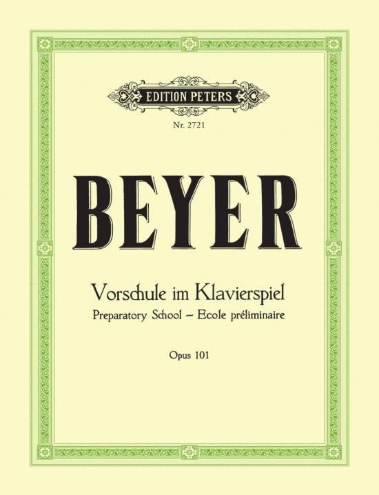 Ferdinand Beyer - Preparatory Method for Piano Op. 101 Book