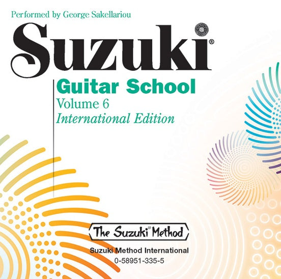 Suzuki Guitar School - Volume 6 Accompaniment Cd