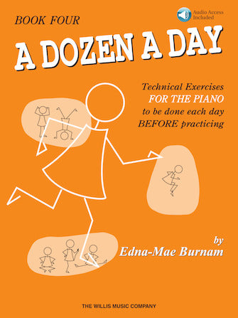 A Dozen A Day For The Piano - Book 4 (Book/Ola)