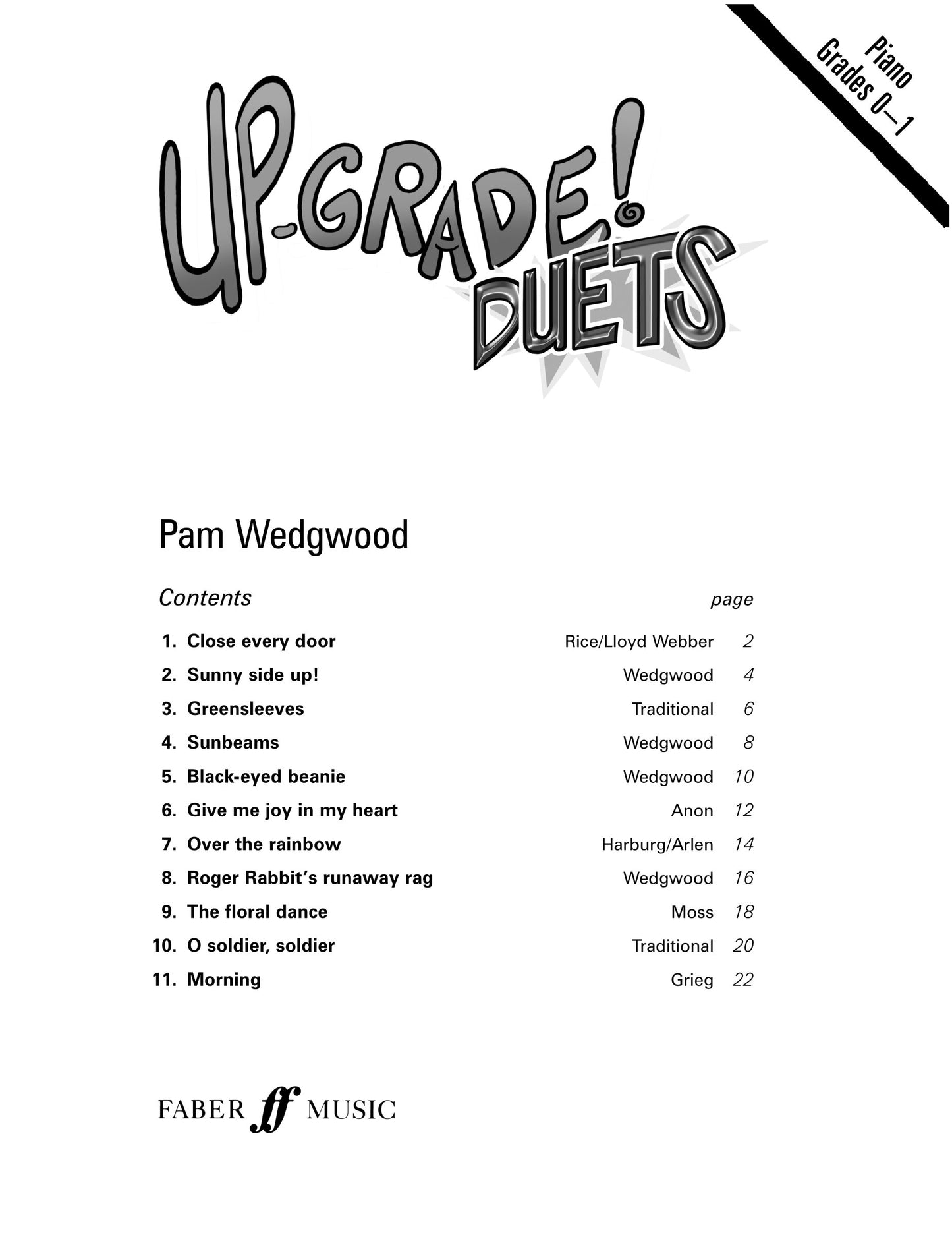 Up Grade - Piano Duets Grade 0-1 Book