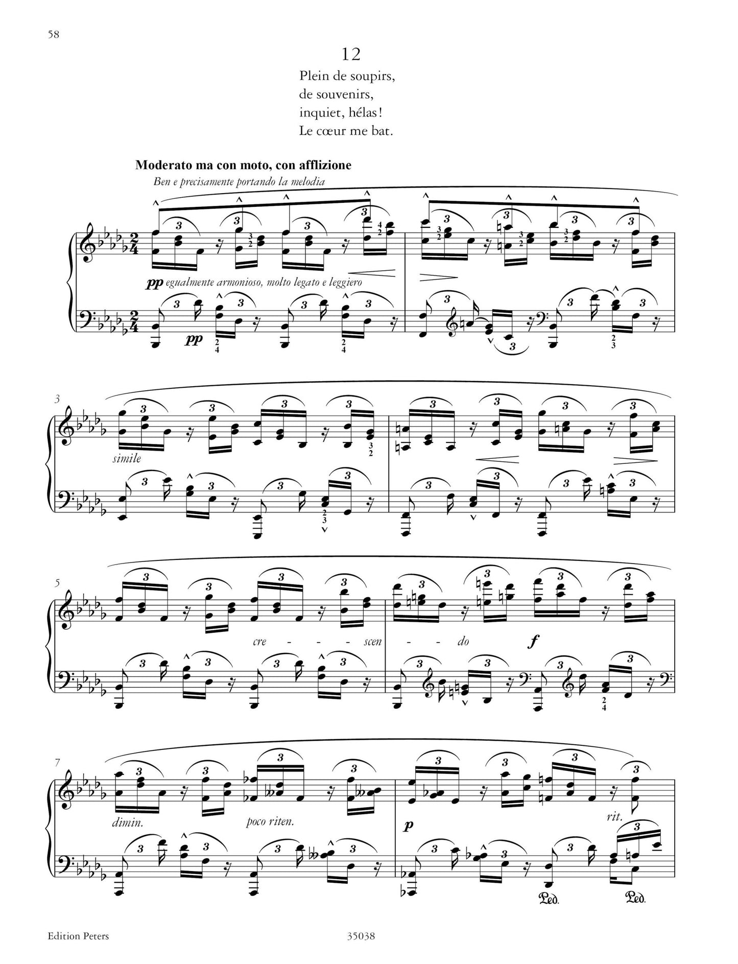 Henselt - Complete Etudes Volume 1 Op 2 For Piano Book