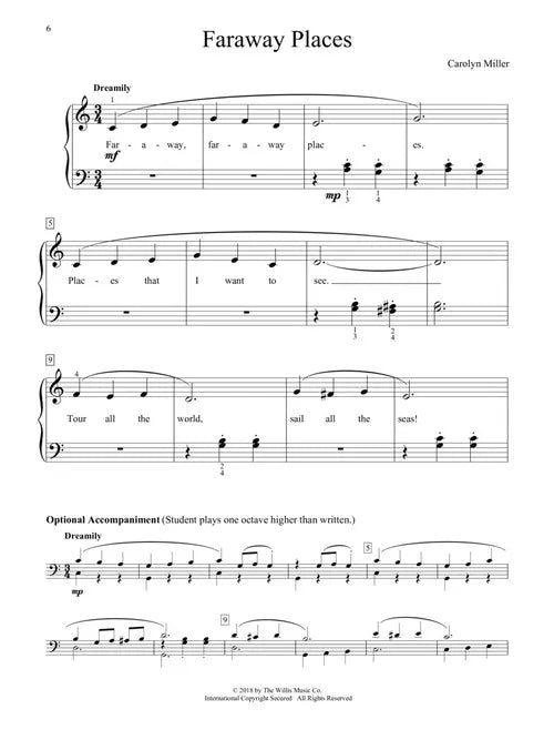 5 Easy Waltzes For Piano Book