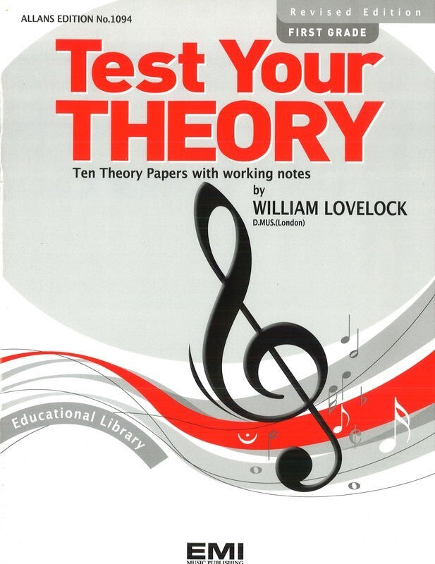 Test Your Theory - Grade 1 Book (Revised Edition)