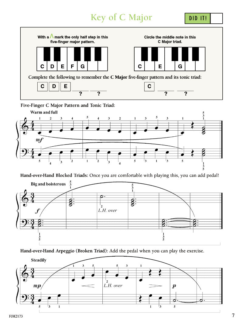 Play Your Scales & Chords Every Day - Piano Book 1