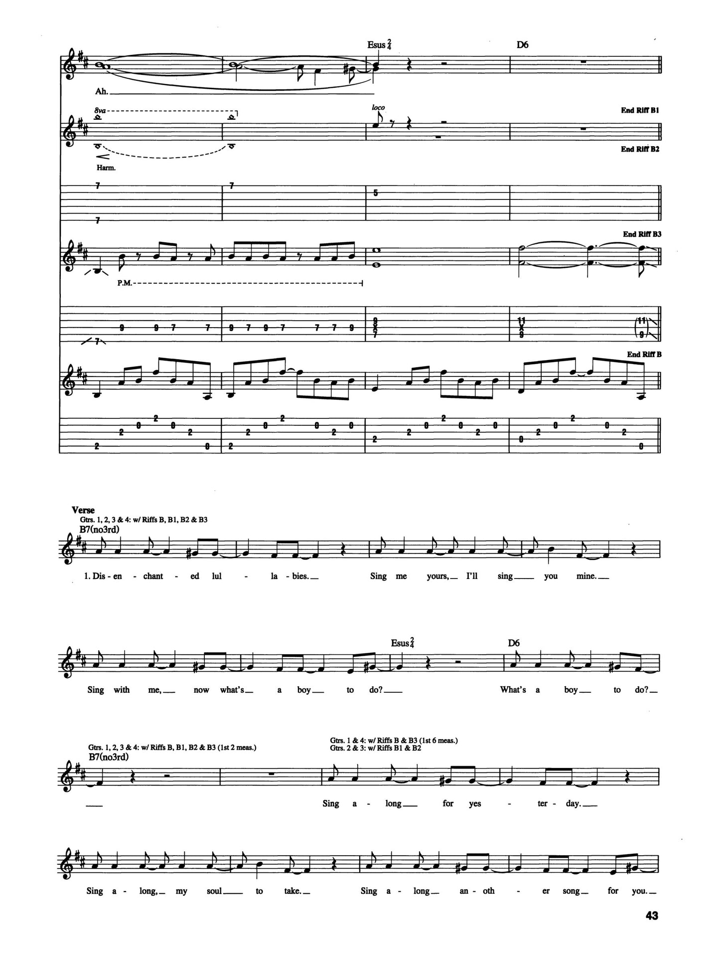 Foo Fighters - One By One Guitar Tab Book