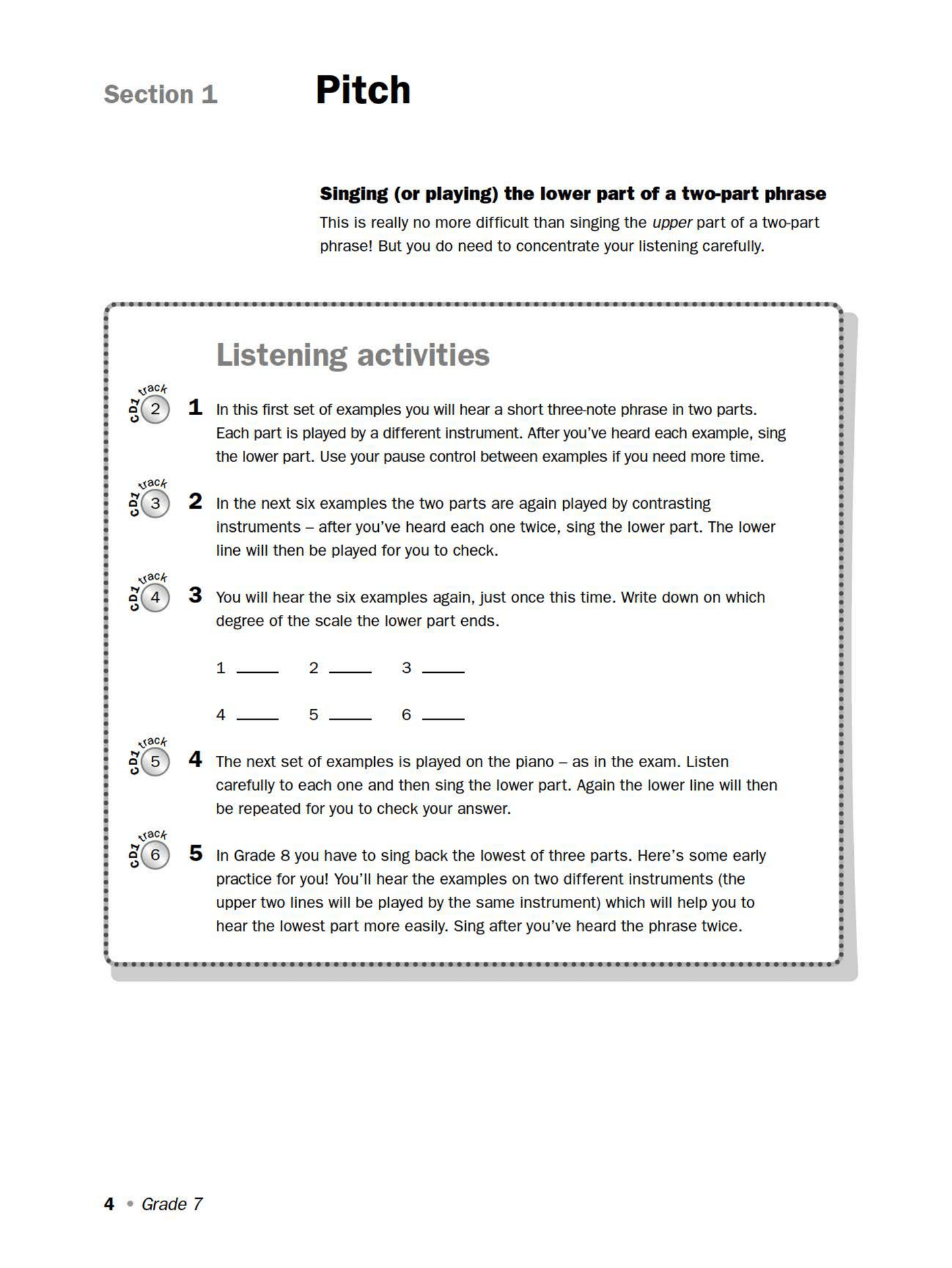 Improve Your Aural - Grade 7-8 Book/Cd