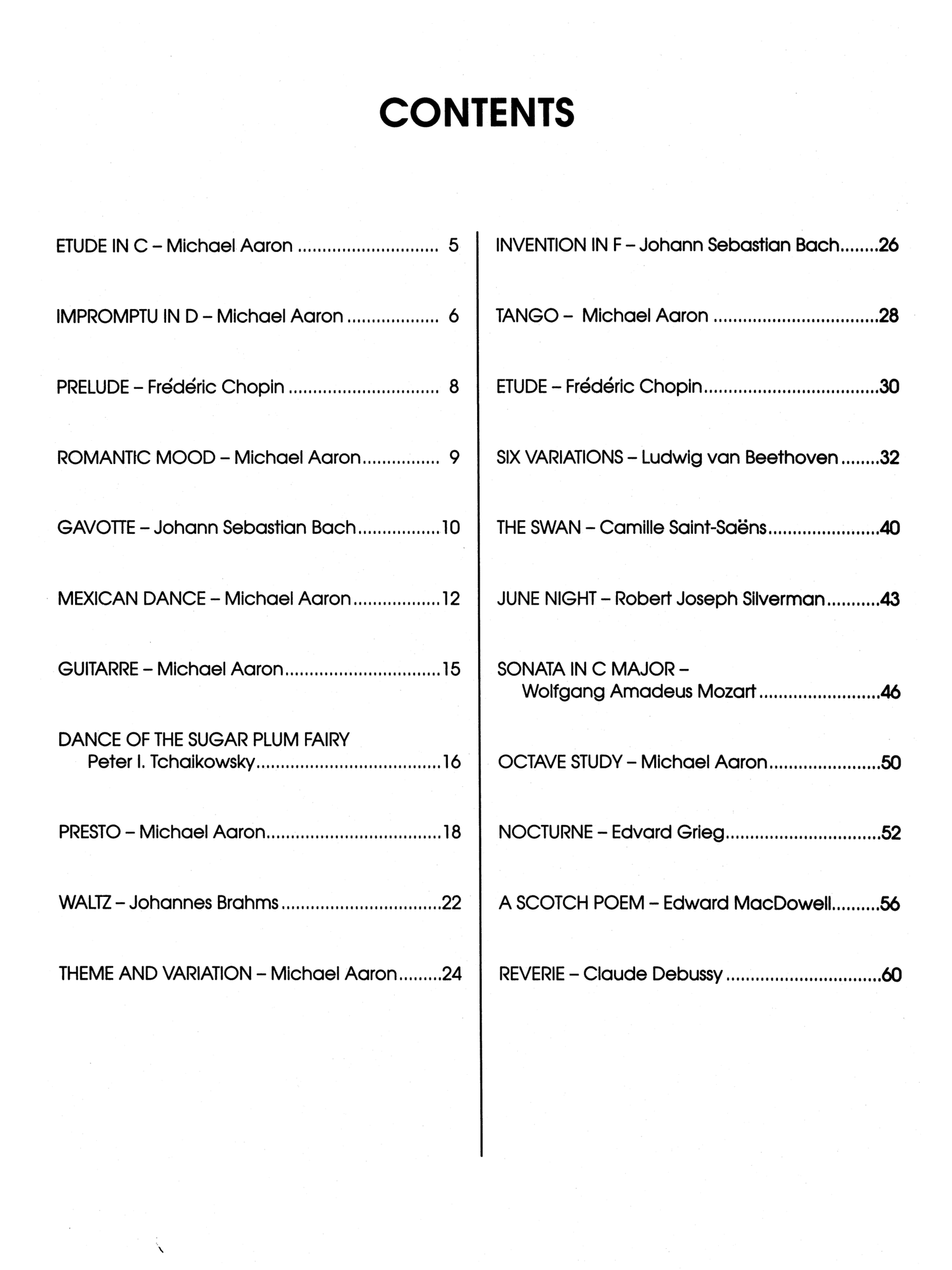 Michael Aaron - Piano Course Lessons Grade 5 Book