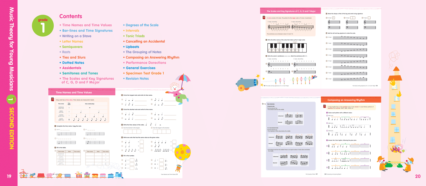 Music Theory For Young Musicians - Grade 1 Book (Revised Edition)