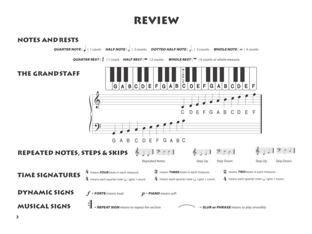 Beanstalks Basics For Piano - Lesson Prep Level B (Book/Ola)