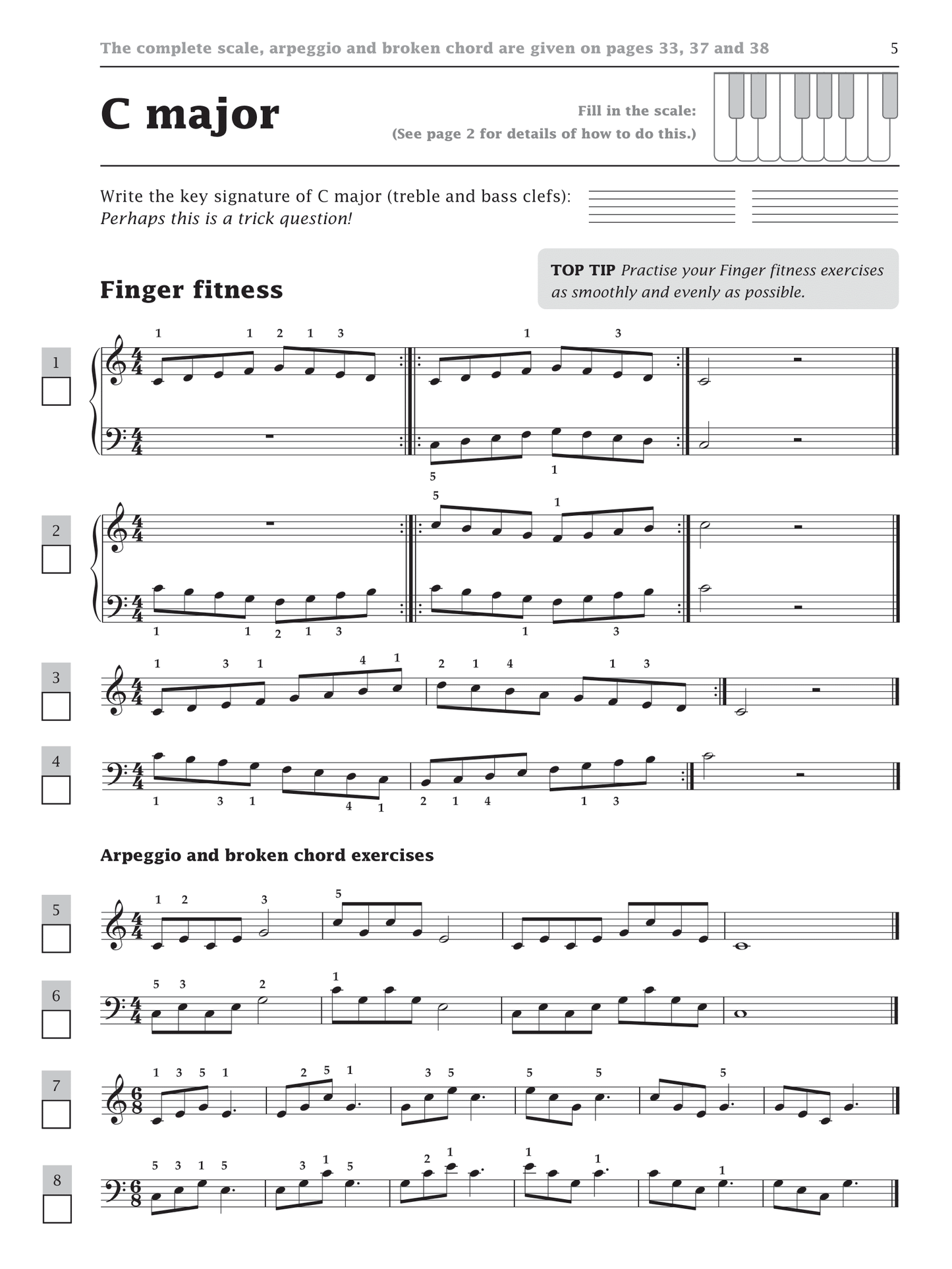 Improve Your Scales - Piano Grade 1 Book