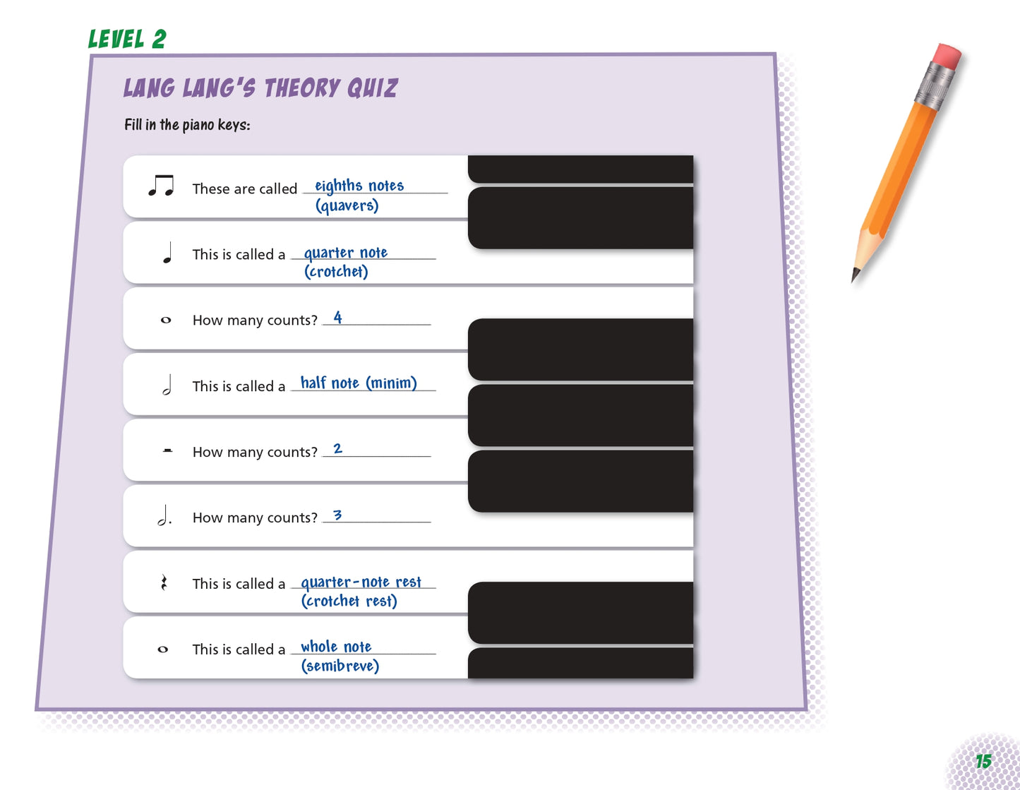 Lang Lang Piano Method - Level 2 Book (Book/Ola)