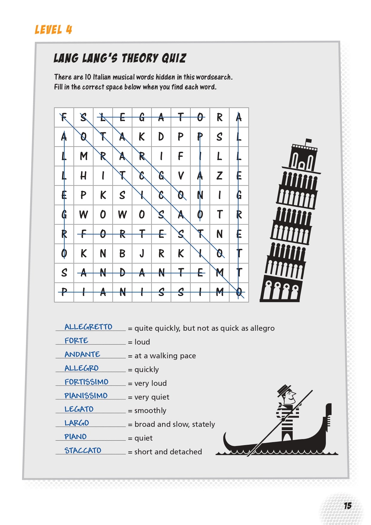 Lang Lang Piano Method - Level 4 Book (Book/Ola)